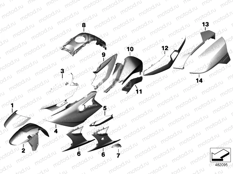 PAINTED PARTS WH04 SPARKLING STORM
