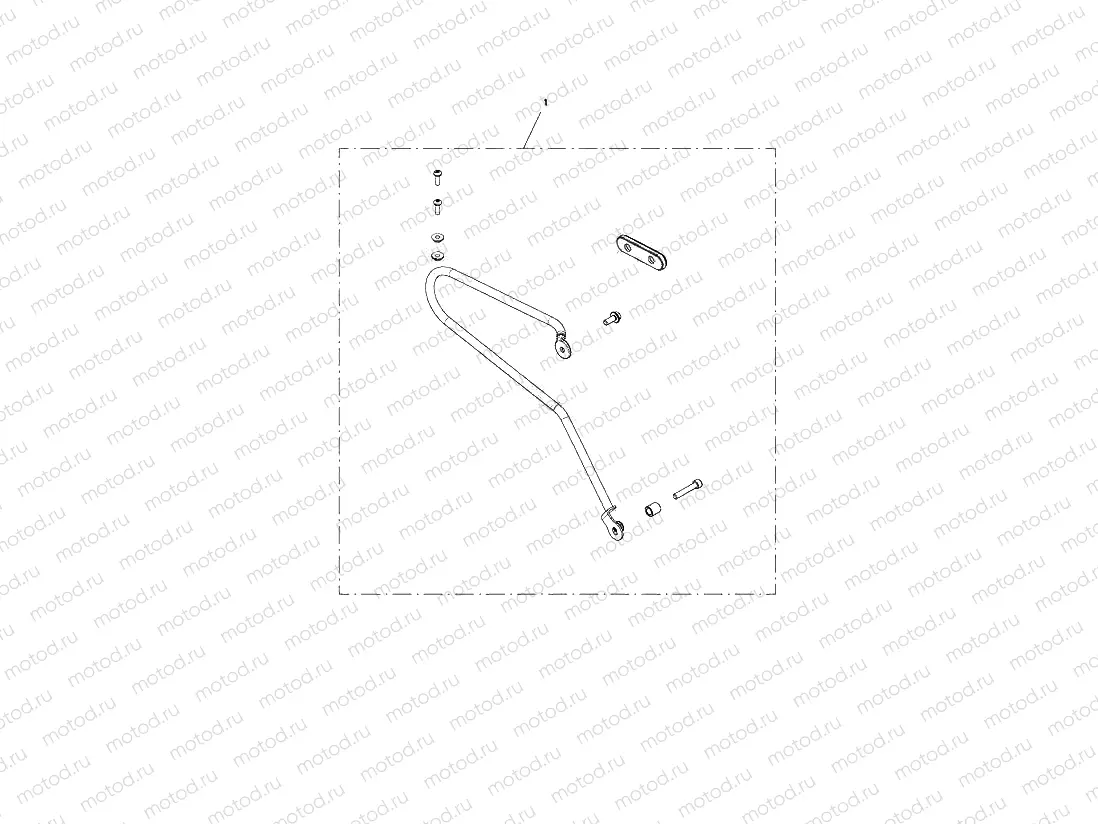 Pannier Rail Kit, LH
