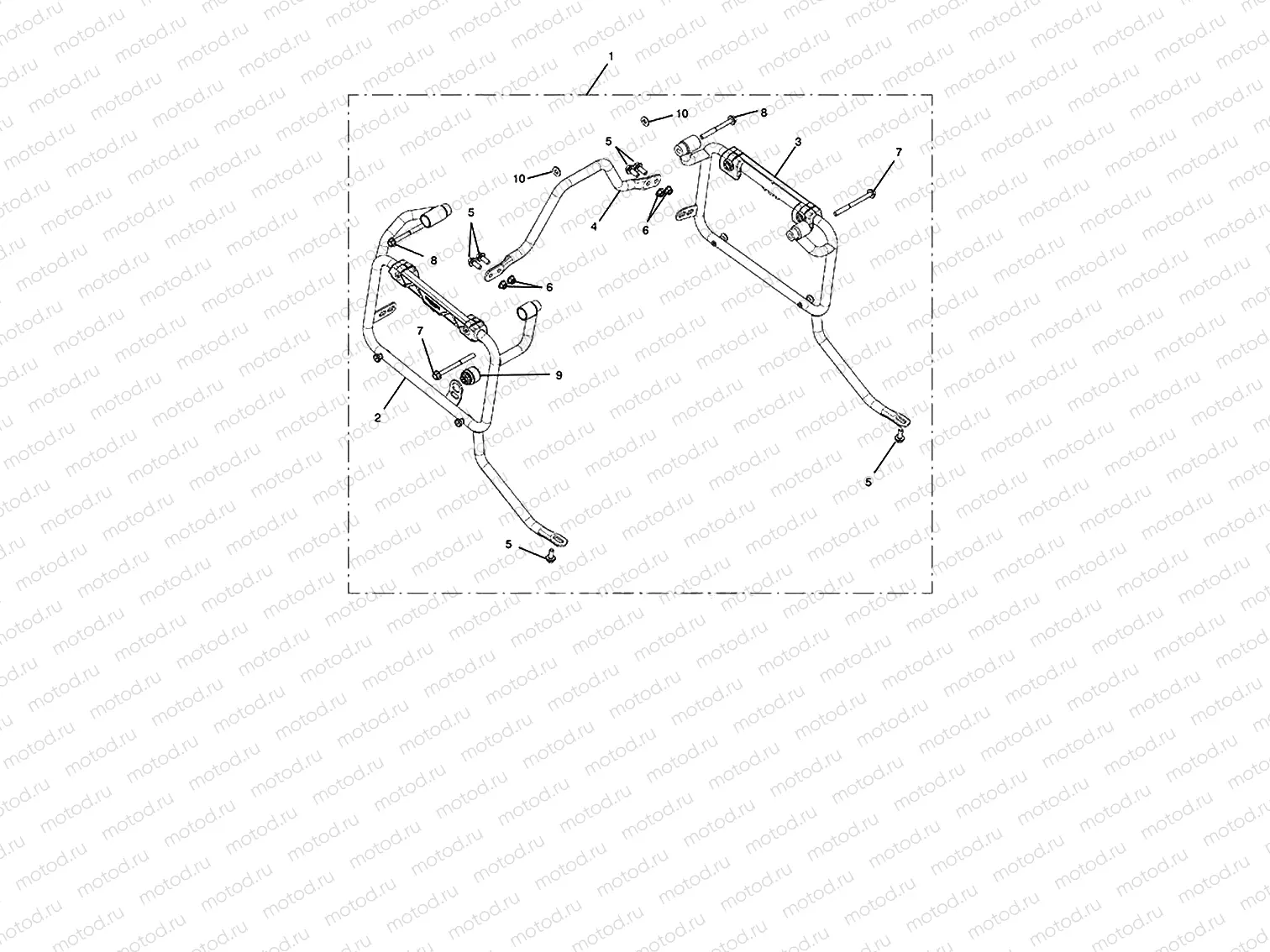 Panniers frame kit (expedition)