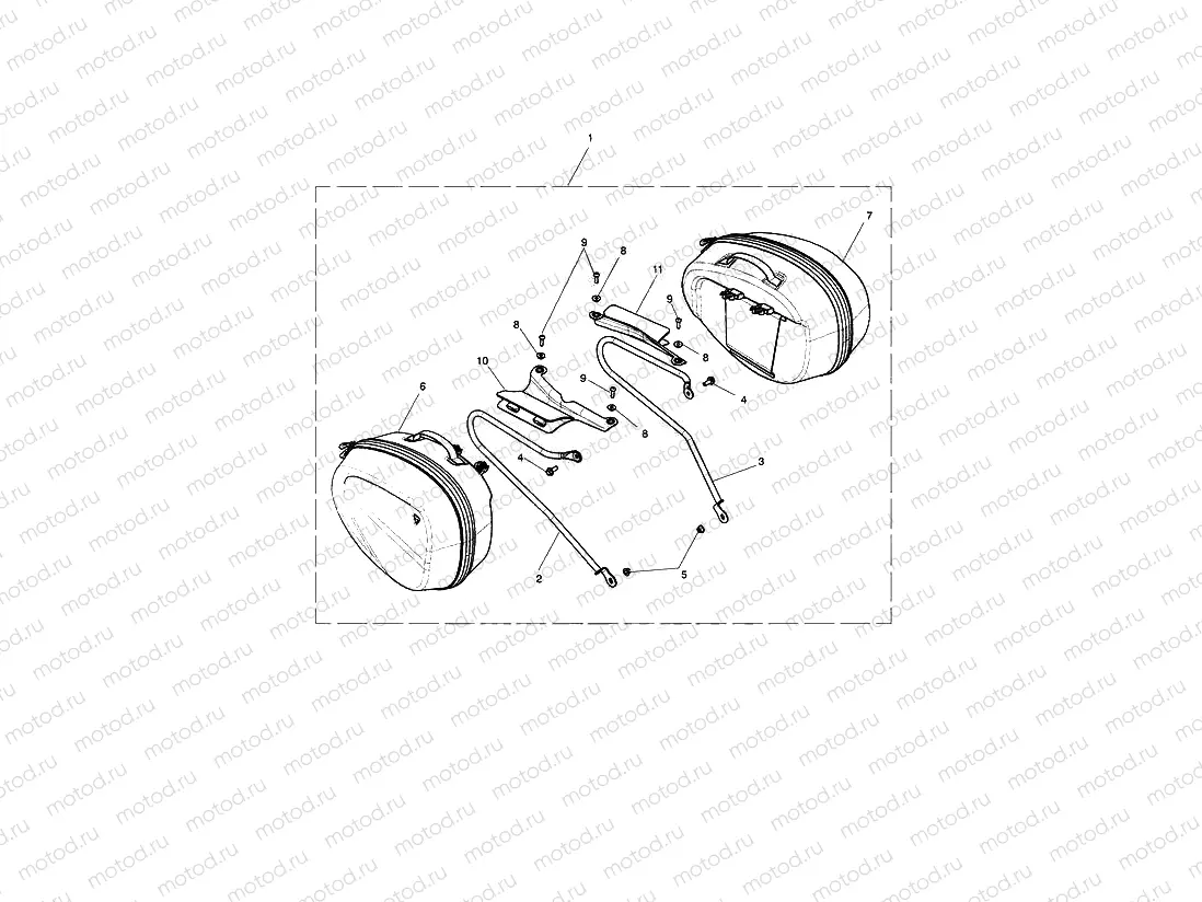 Panniers, Nylon