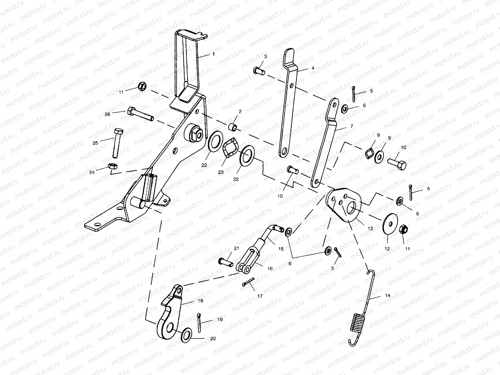 PARK BRAKE - A99CH45IA (4949154915C012) | PARK BRAKE - A99CH45IA (4949154915C012)