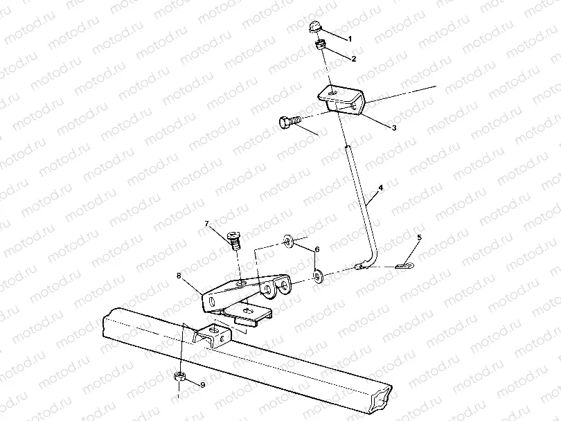 Park Brake Assembly 4X4--Updated 4/89 (49173717370051) | Park Brake Assembly 4X4--Updated 4/89 (49173717370051)