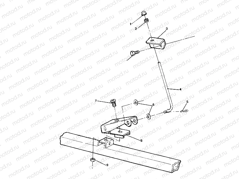 Park Brake Assembly 4X6--Updated 4/89 (49173717370044) | Park Brake Assembly 4X6--Updated 4/89 (49173717370044)