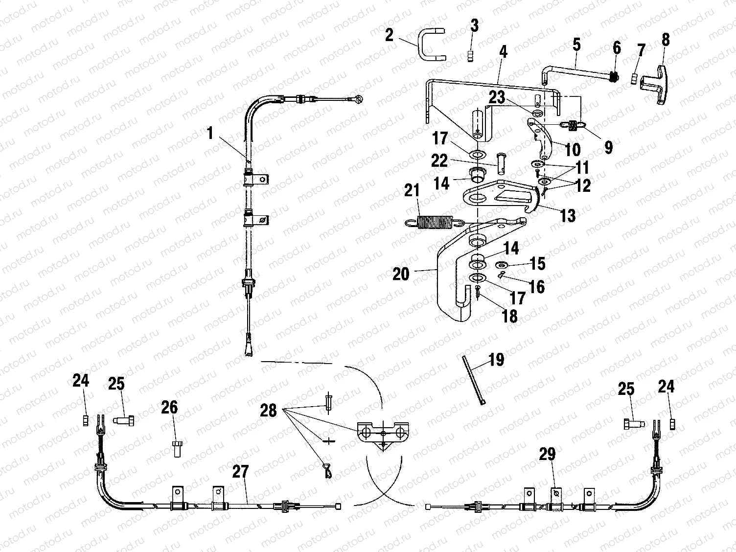 PARK BRAKE LOCK - A10RD50AA (4970977097C01) | PARK BRAKE LOCK - A10RD50AA (4970977097C01)