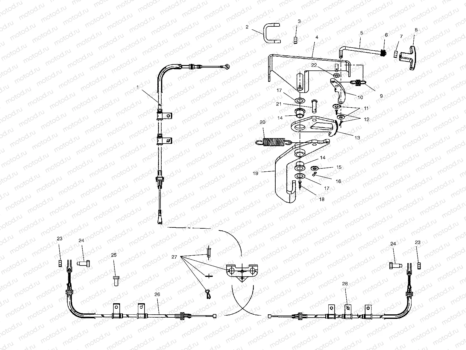 PARK BRAKE LOCK - A10RF50AB (4970927092C03) | PARK BRAKE LOCK - A10RF50AB (4970927092C03)