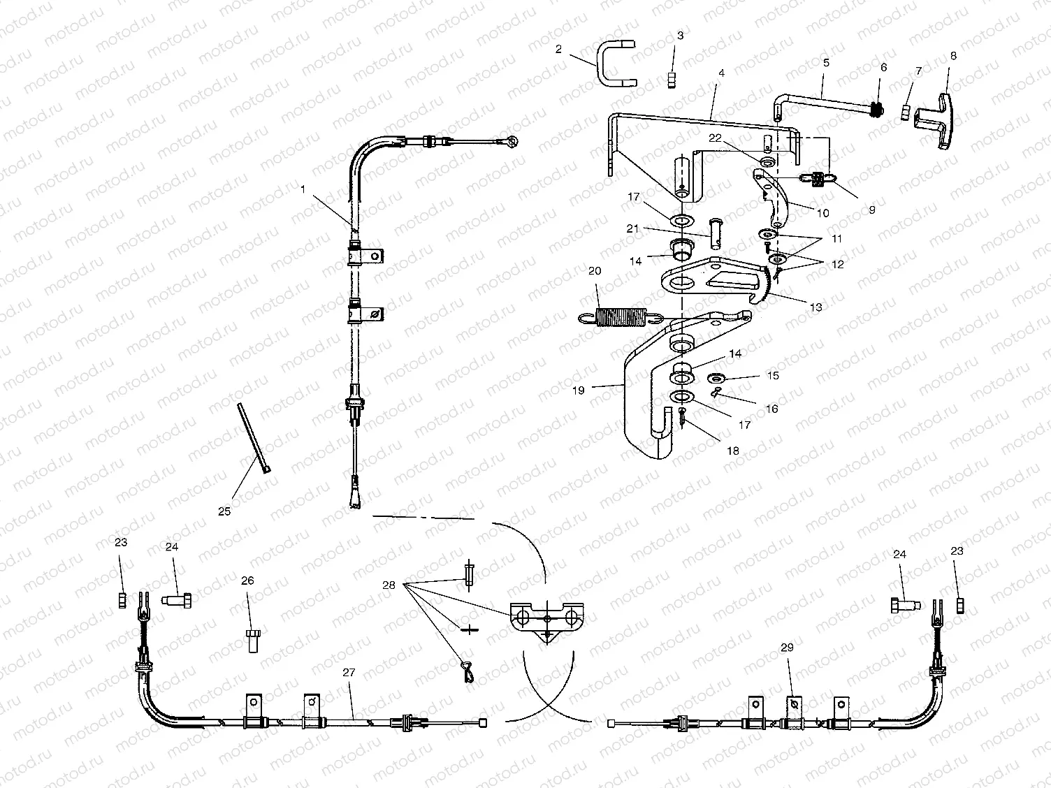 PARK BRAKE LOCK - C10RB42AA (4976407640B14) | PARK BRAKE LOCK - C10RB42AA (4976407640B14)