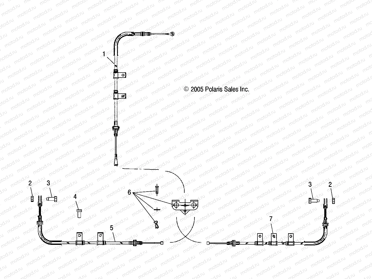 PARK BRAKE LOCK CABLES - R06RB63AA (4999202159920215B14) | PARK BRAKE LOCK CABLES - R06RB63AA (4999202159920215B14)