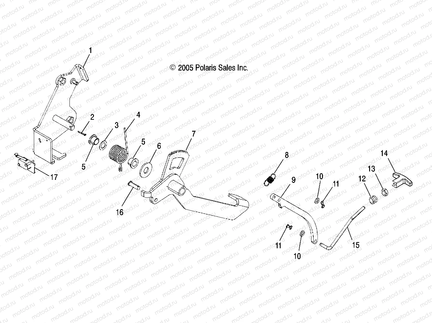 PARK BRAKE PEDAL - R06RF68AA (4999202119920211C06) | PARK BRAKE PEDAL - R06RF68AA (4999202119920211C06)