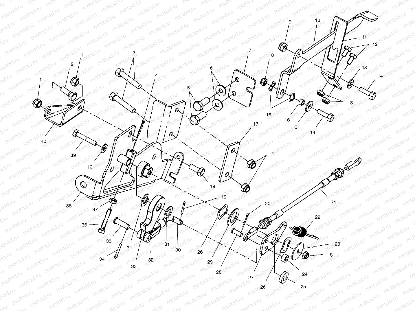 PARK LOCK - A01CL50DA (4964586458E004) | PARK LOCK - A01CL50DA (4964586458E004)