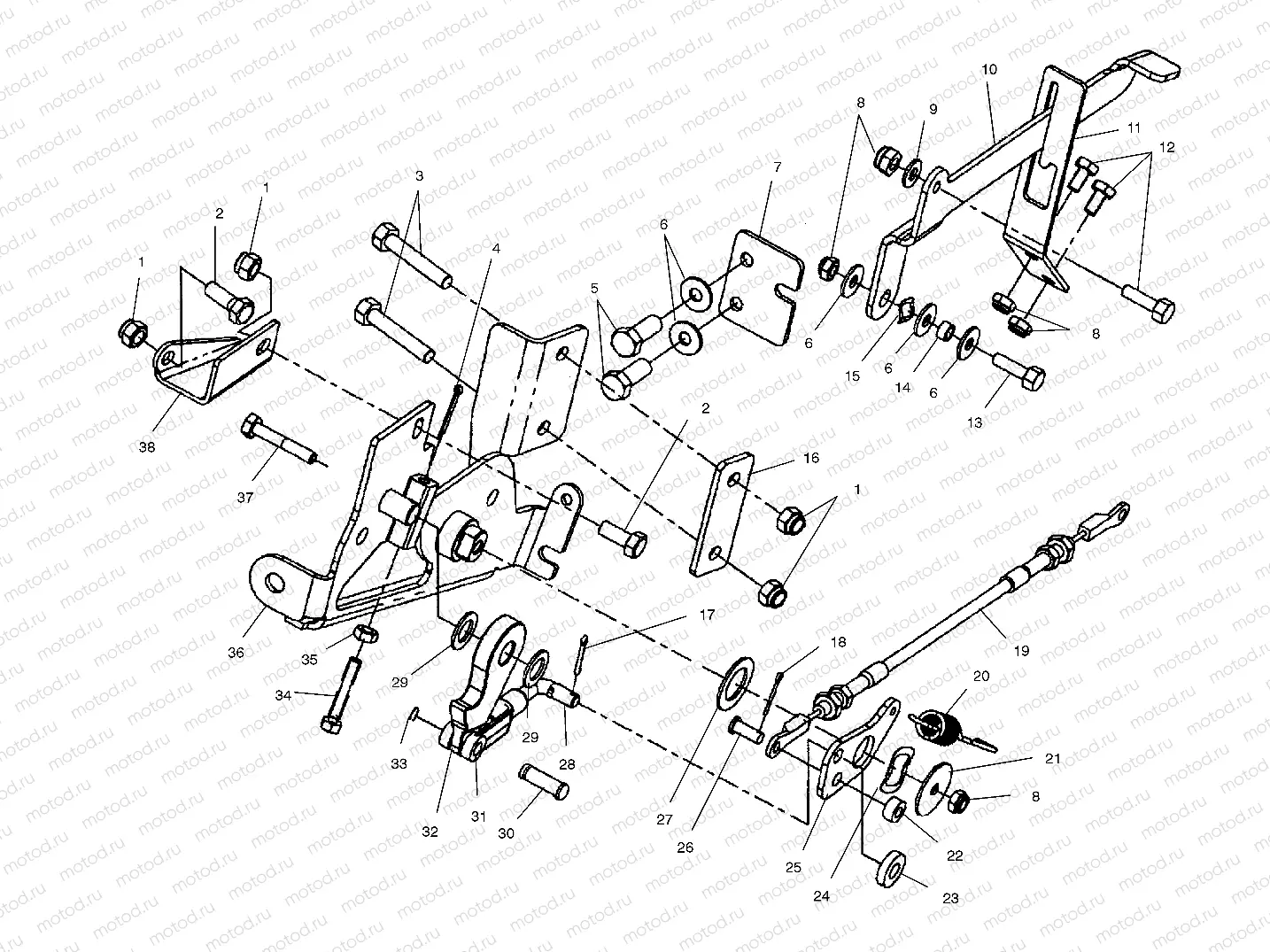 PARK LOCK - A02CL50DA (4967986798E04) | PARK LOCK - A02CL50DA (4967986798E04)
