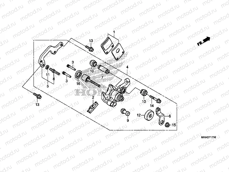 PARKING BRAKE CALIPER