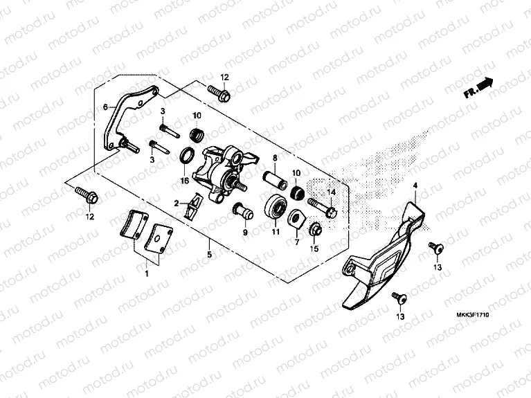 PARKING BRAKE CALIPER