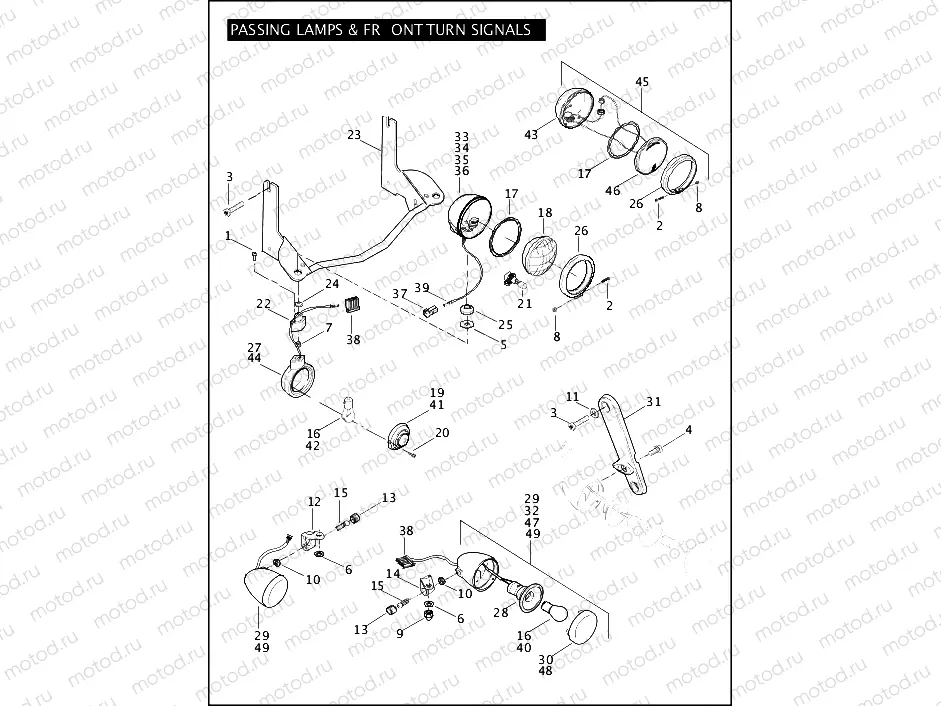 PASSING LAMPS & FRONT TURN SIGNALS (1 OF 2)