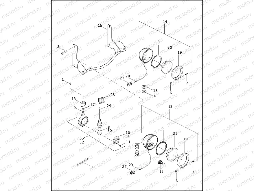 PASSING LAMPS & FRONT TURN SIGNALS