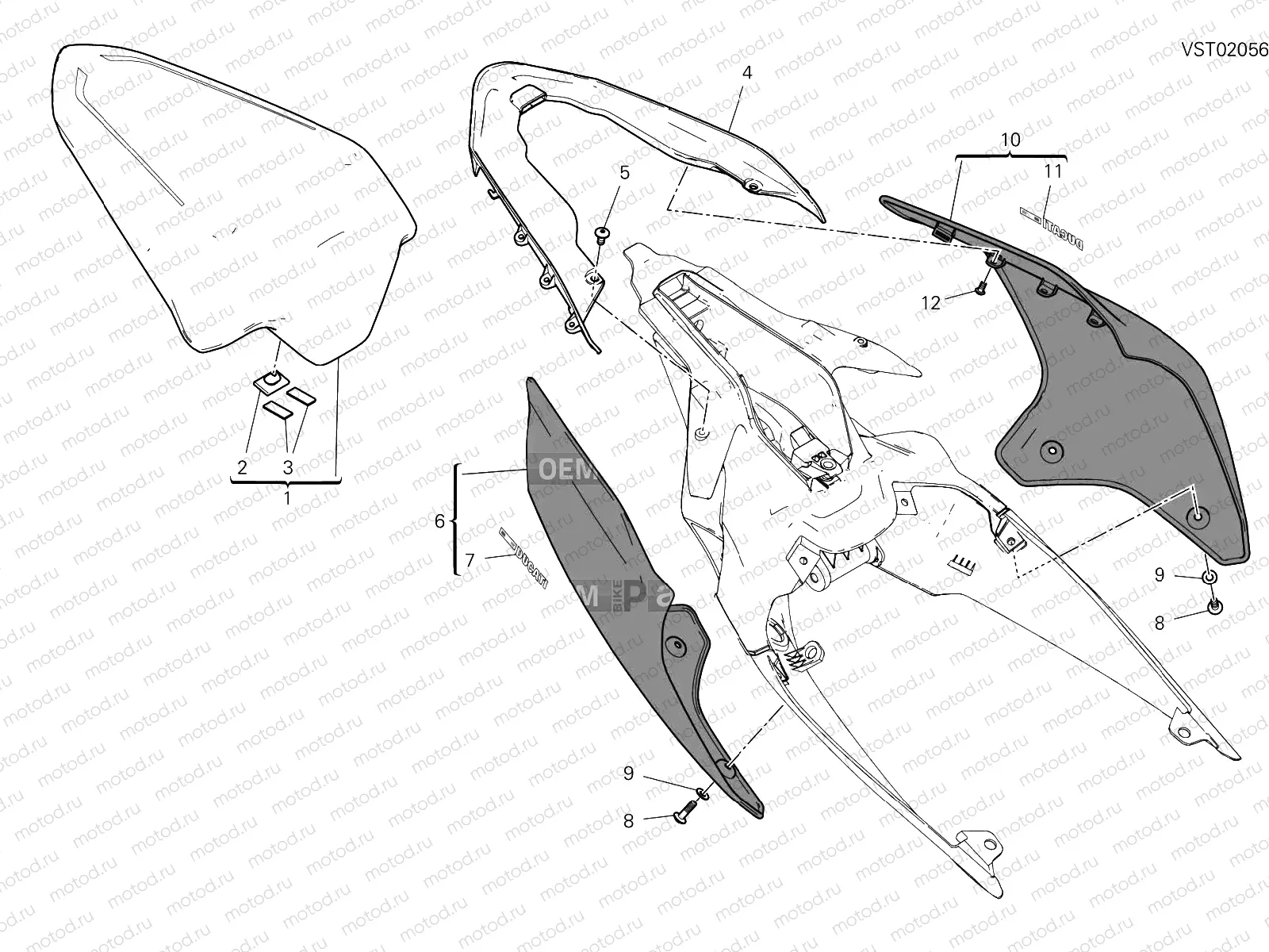 PILLION RIDER SEAT [MOD:SFV4]