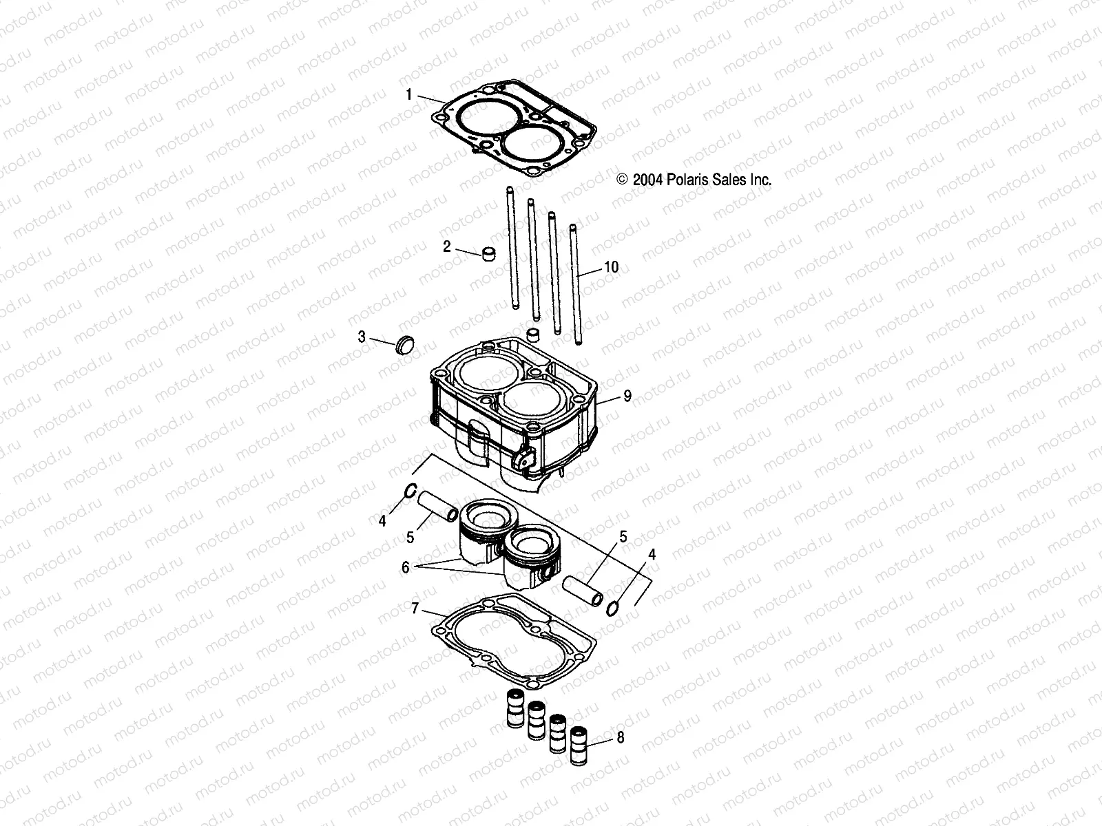 PISTON and CYLINDER - R05RD68AA/AB (4998269826D11) | PISTON and CYLINDER - R05RD68AA/AB (4998269826D11)