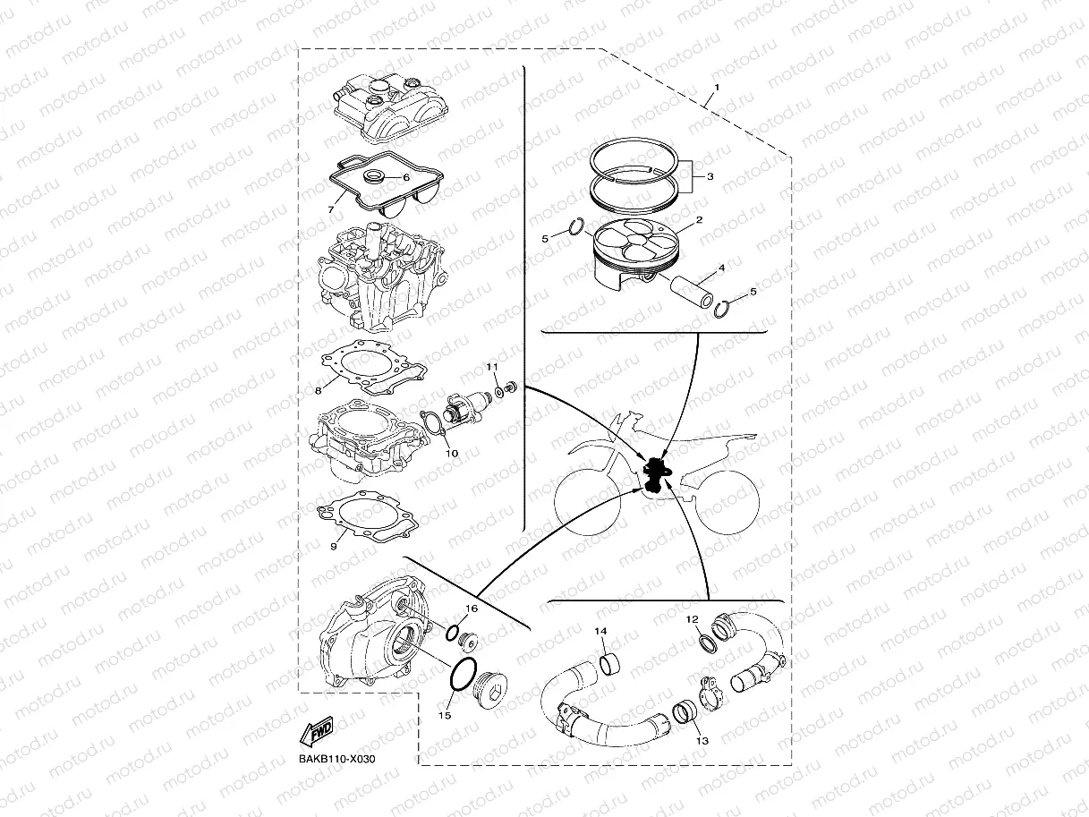 PISTON REBUILT KIT