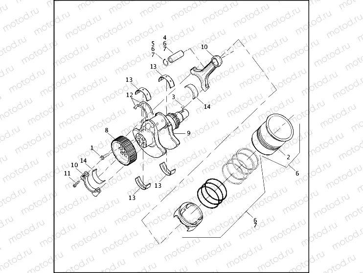 PISTONS & CRANKSHAFTS
