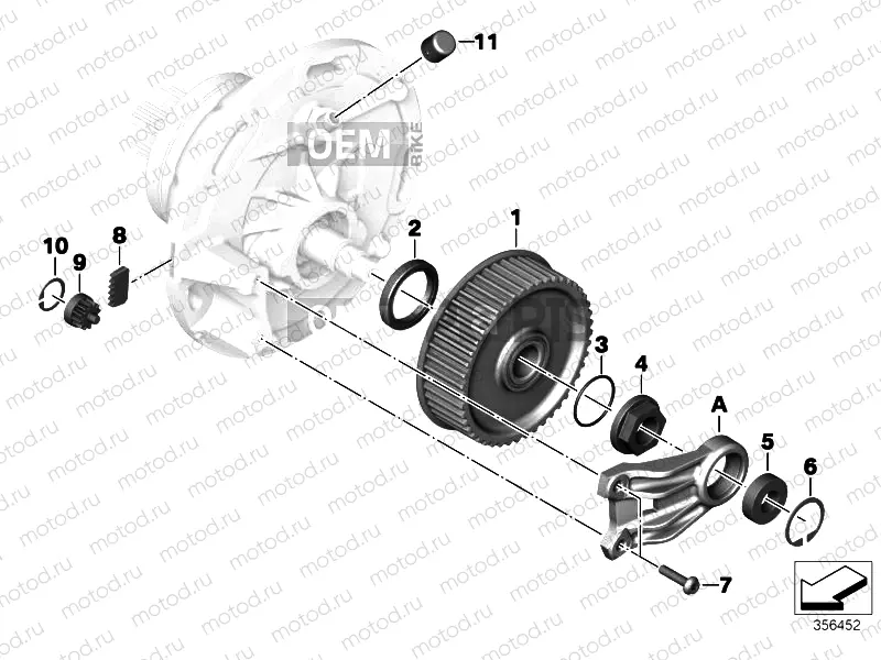 Planetary gearset, single parts I