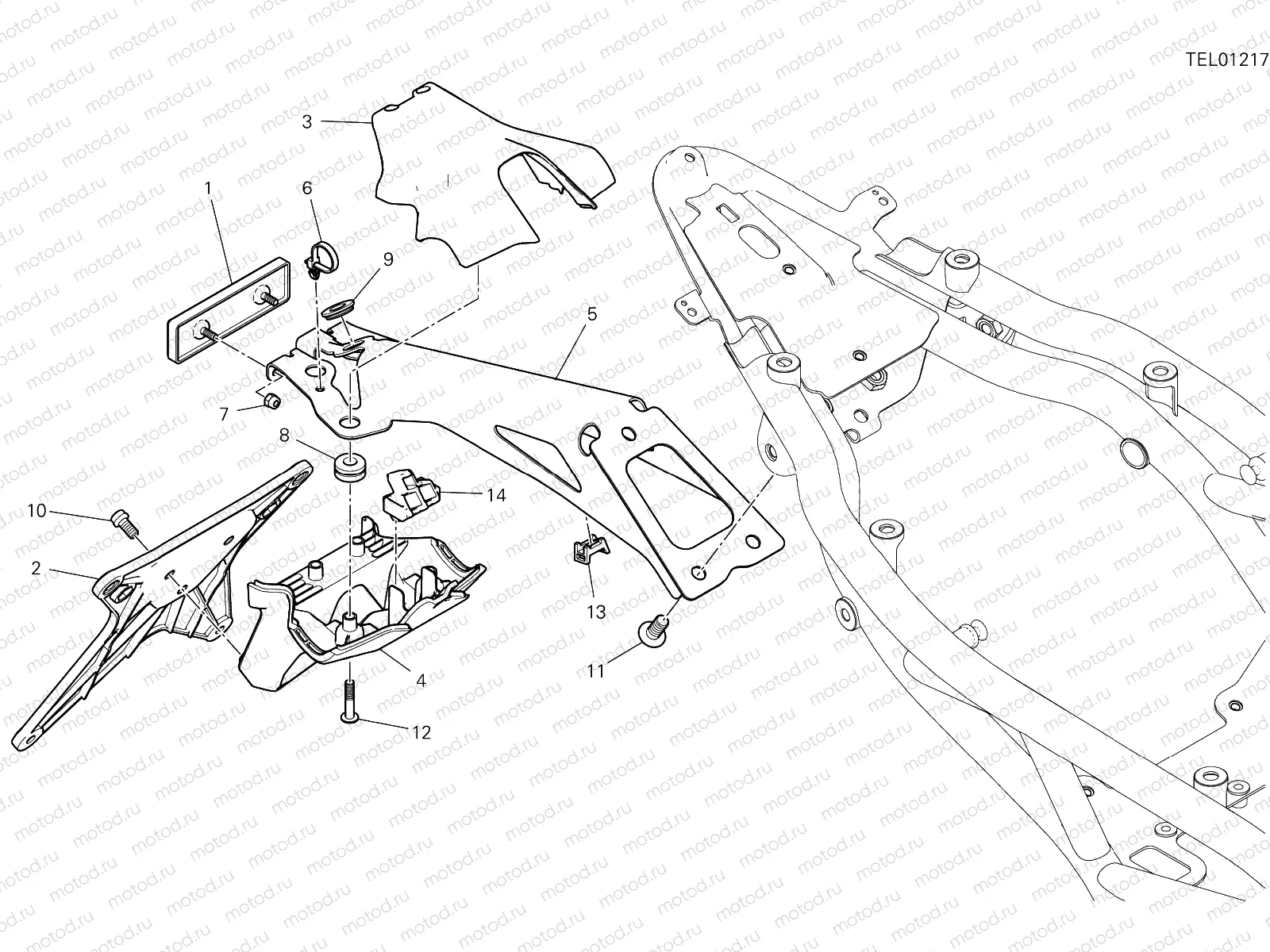 PLATE HOLDER [MOD:HYM 950;XST:AUS,EUR,GSO]