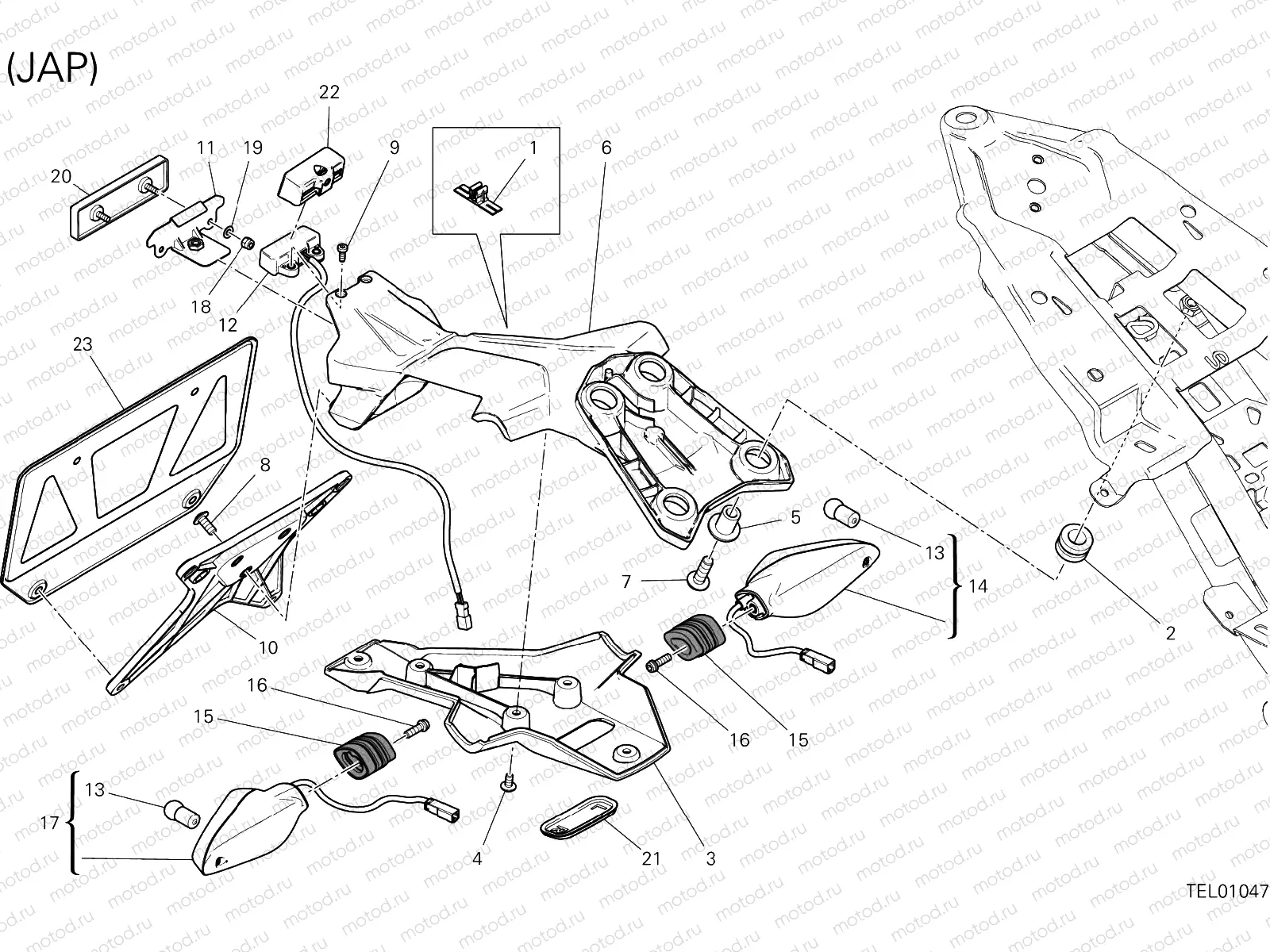 PLATE HOLDER [MOD:M 1200;XST:JAP]