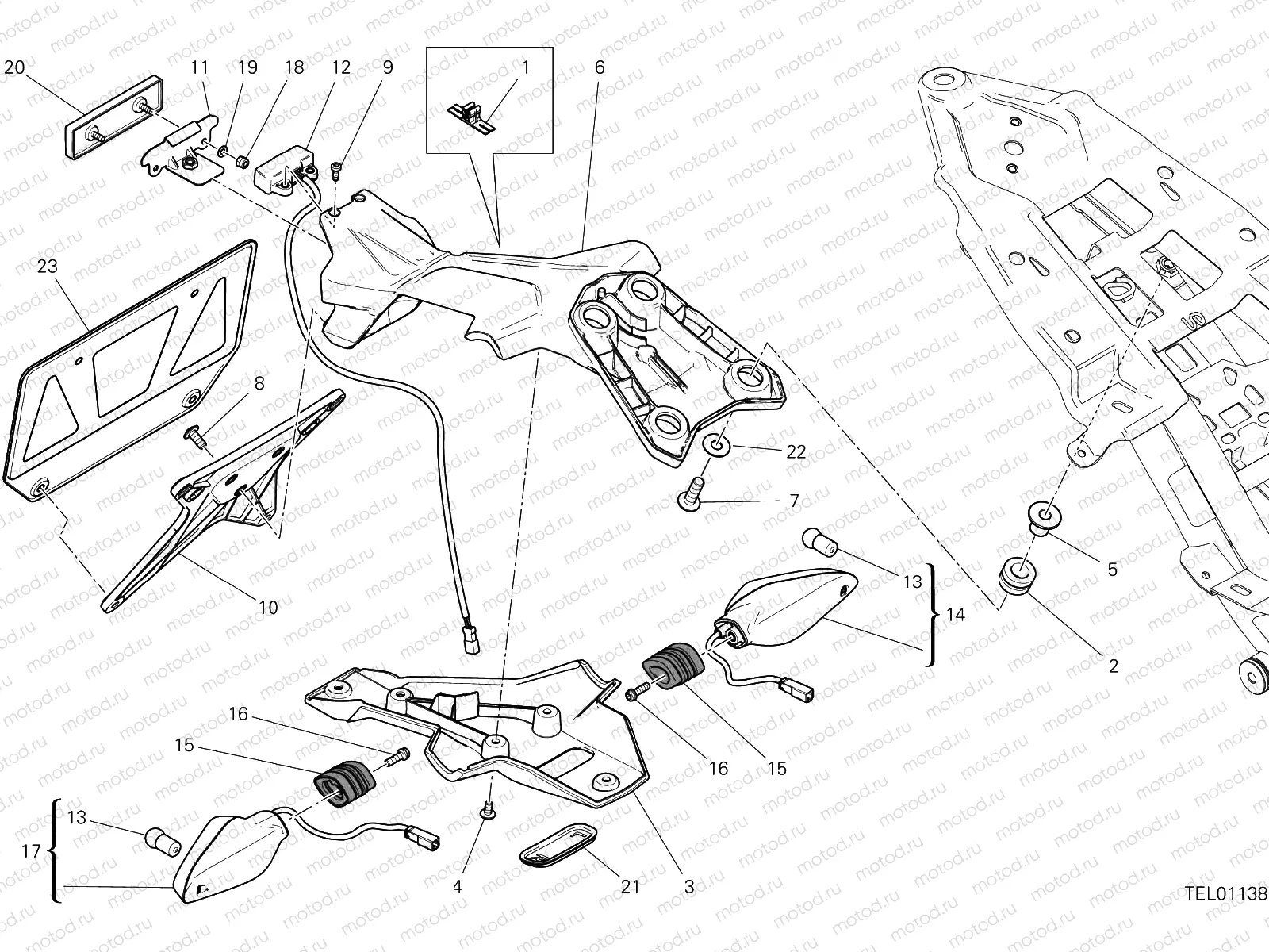 PLATE HOLDER [MOD:M 821;XST:JAP]