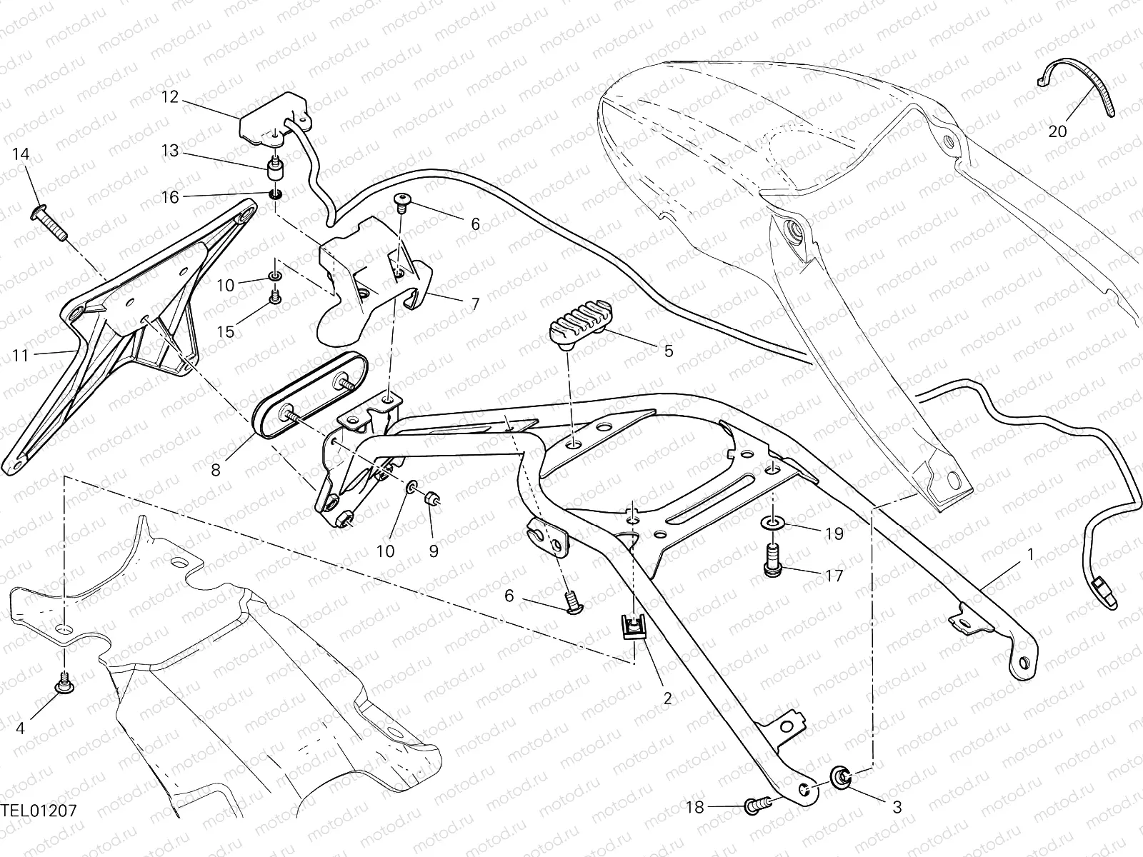 PLATE HOLDER [MOD:SCR800FH;XST:EUR,ROK]