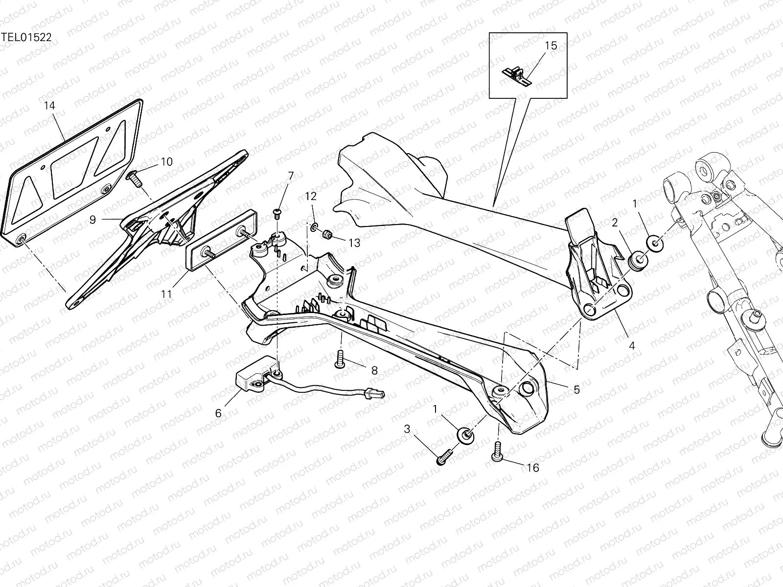 PLATE HOLDER [MOD:SFV4 S;XST:JAP]