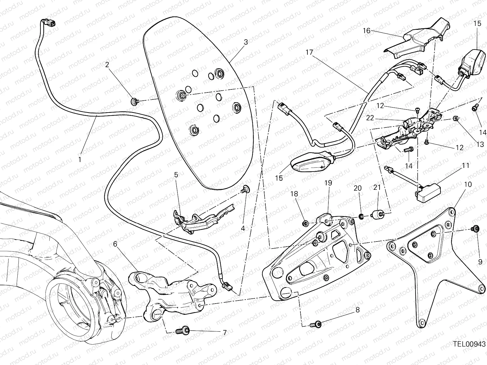 PLATE HOLDER [MOD:XDIAVEL;XST:AUS,EUR,FRA,JAP]