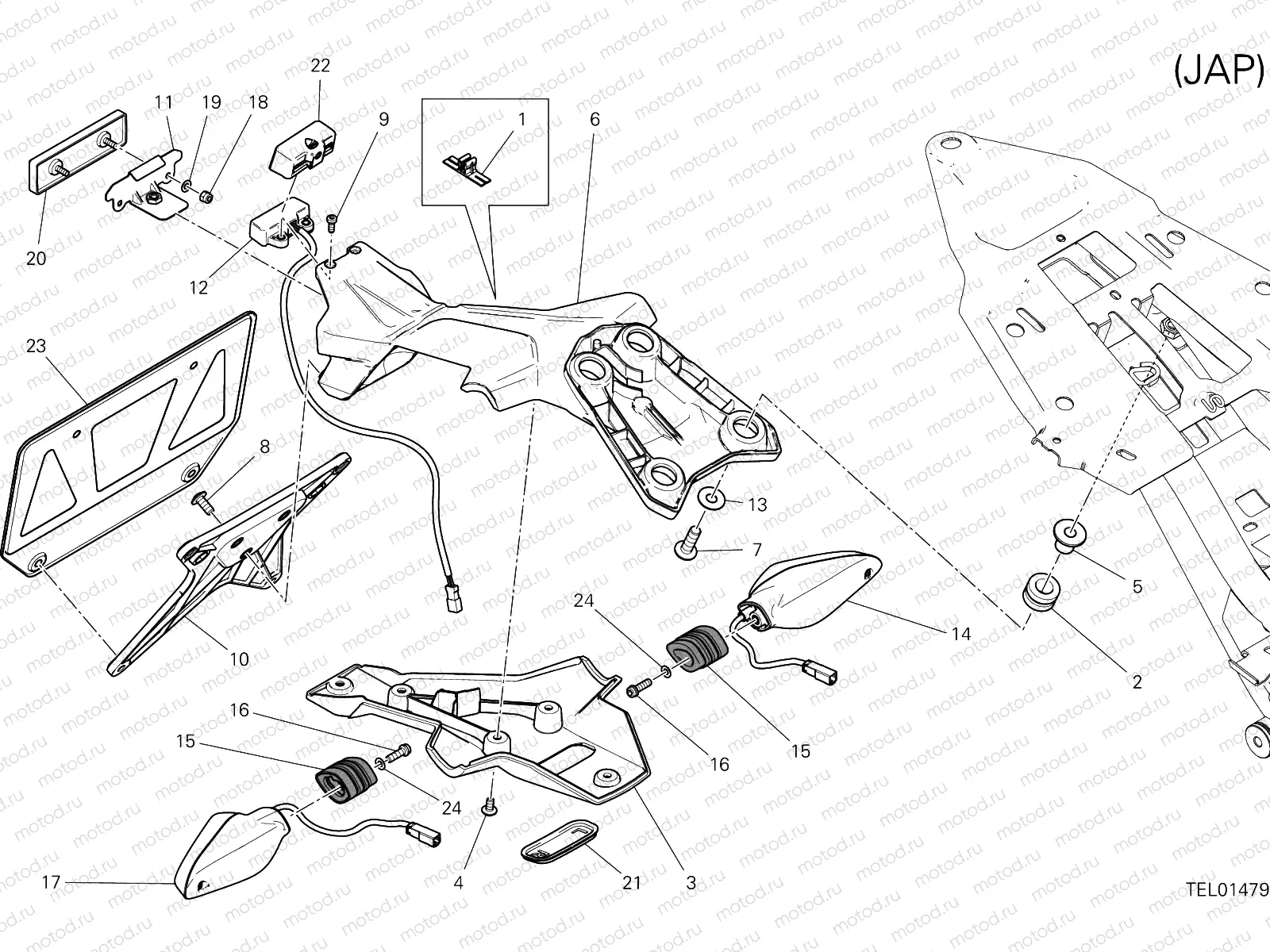 PLATE HOLDER [XST:JAP]