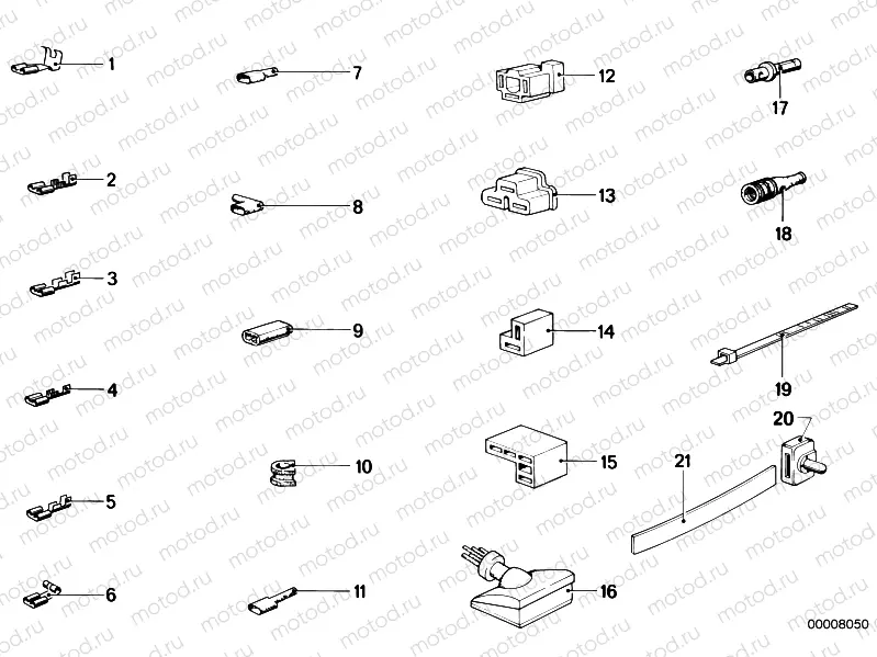 Plug/plug terminal