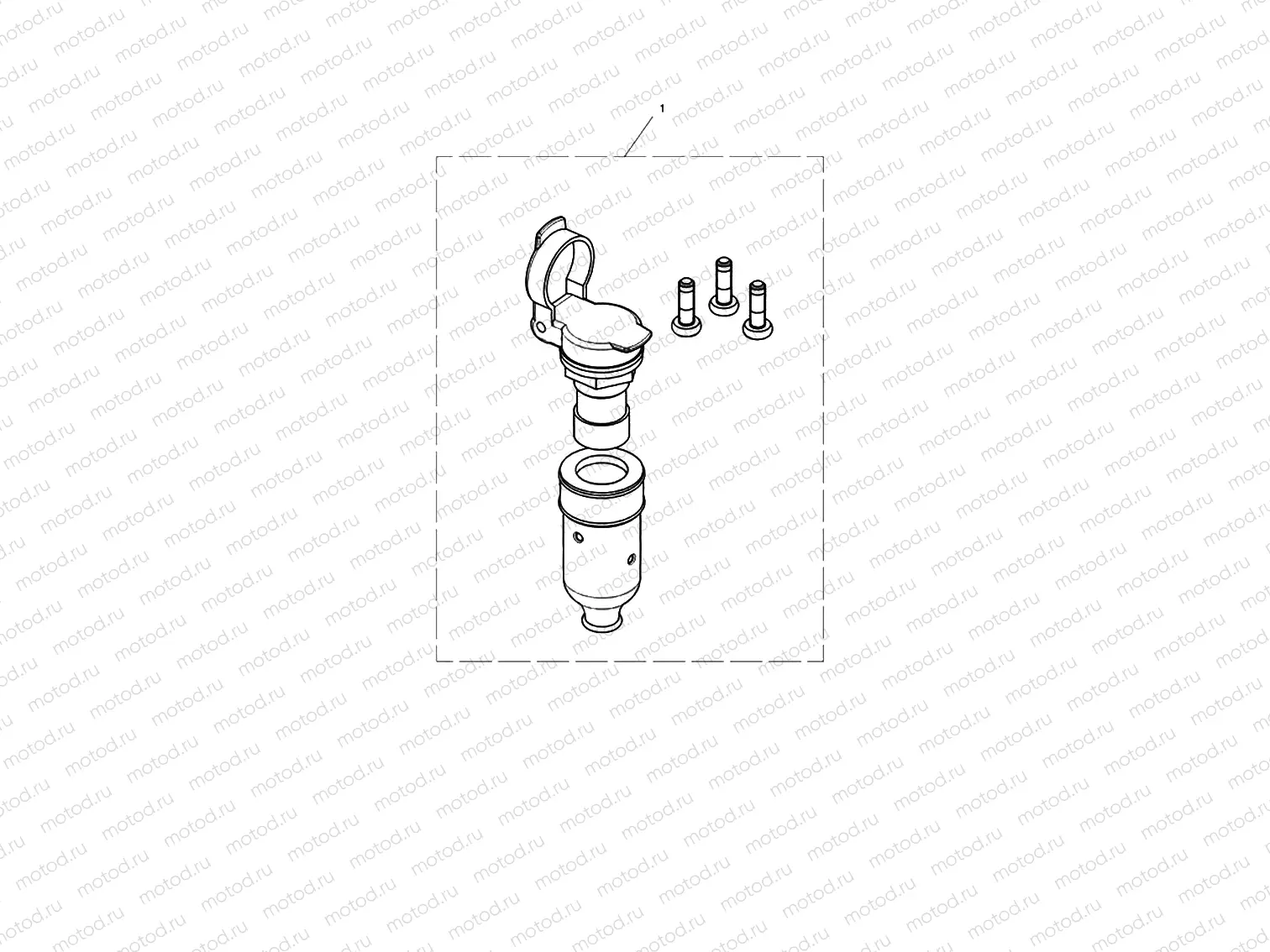 Power Socket, Aux, Front