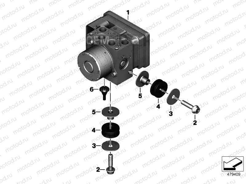 PRESSURE MODULATOR ABS