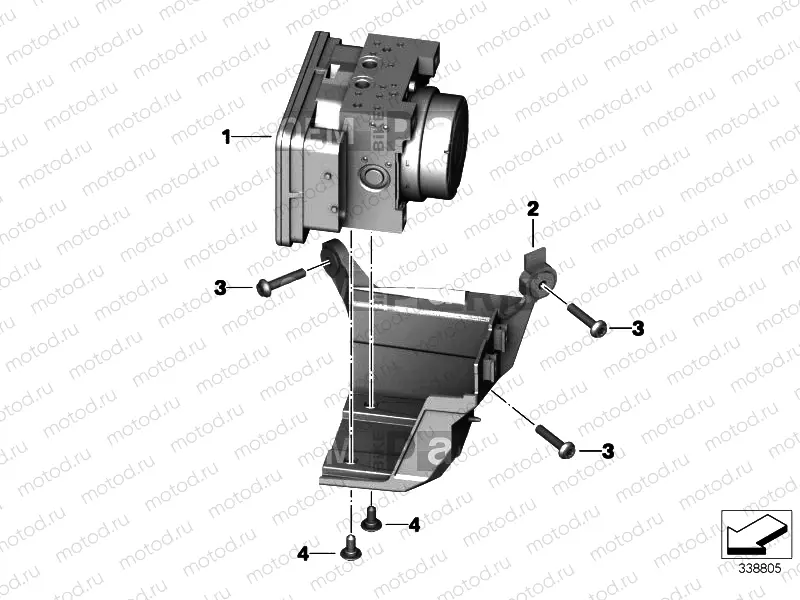 PRESSURE MODULATOR ABS