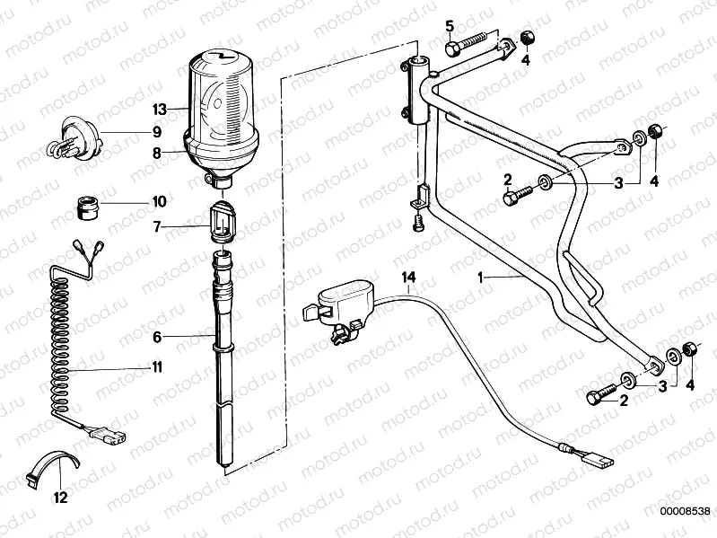 Priority warning light