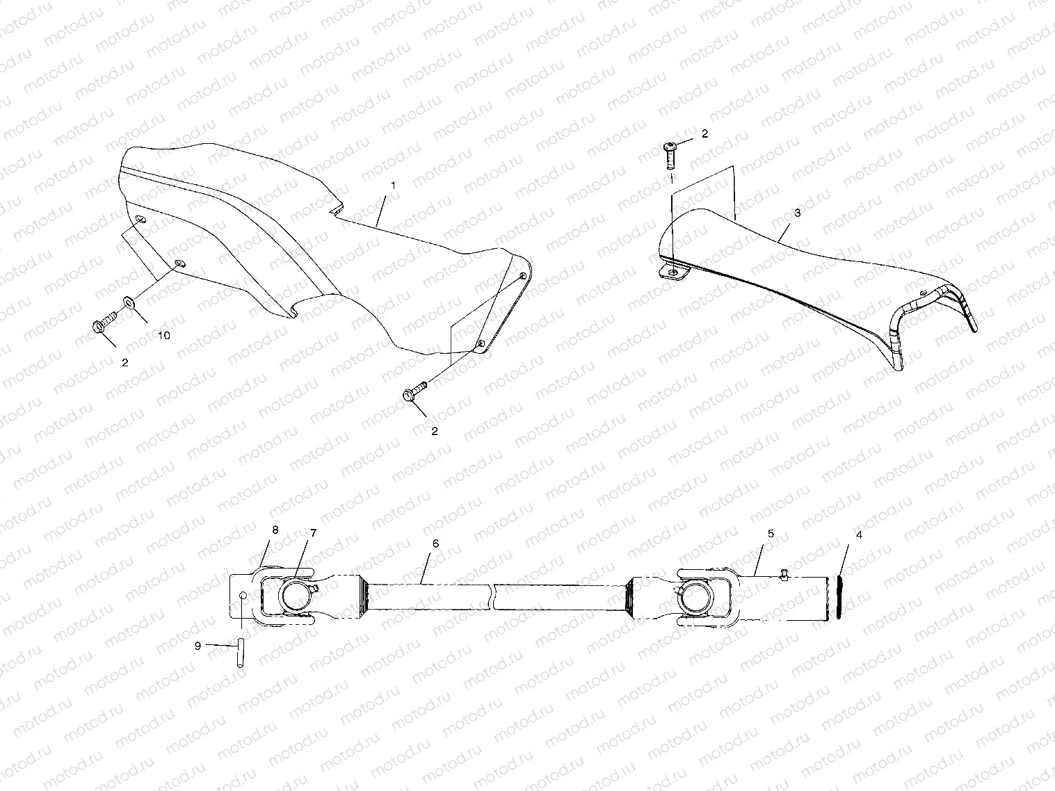PROP SHAFT - A00AG25CA (4954865486C005) | PROP SHAFT - A00AG25CA (4954865486C005)