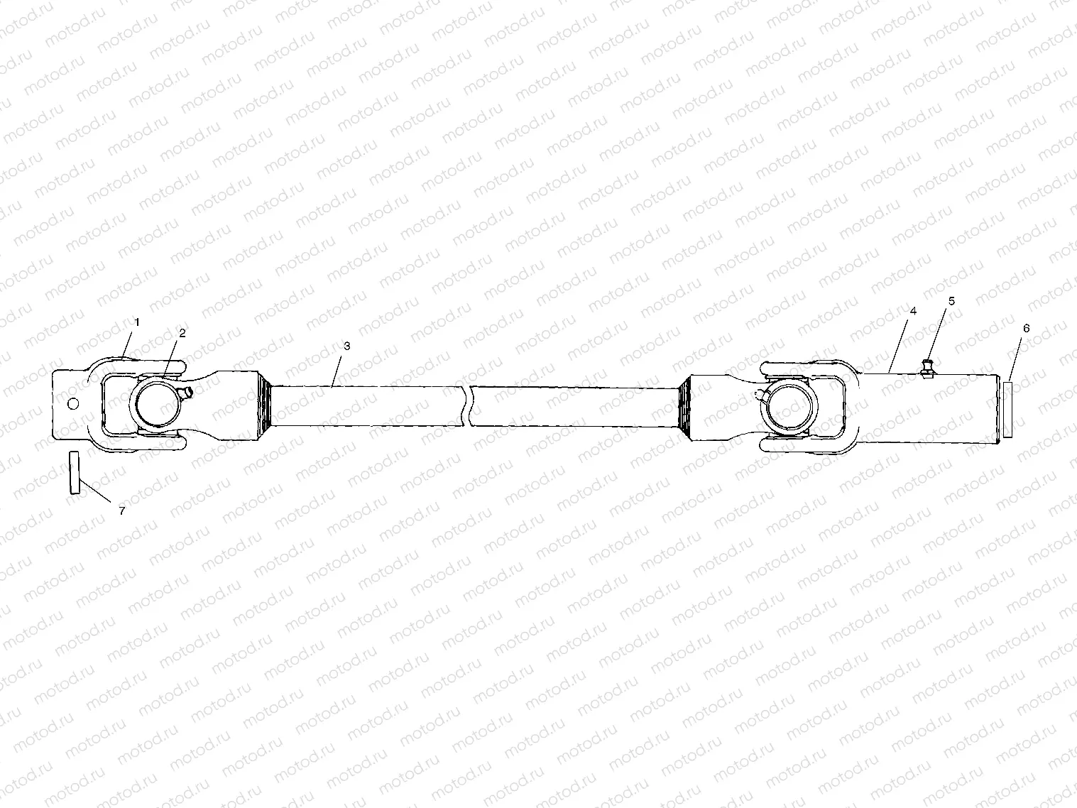 PROP SHAFT - A00CD50AA (4954885488B004) | PROP SHAFT - A00CD50AA (4954885488B004)