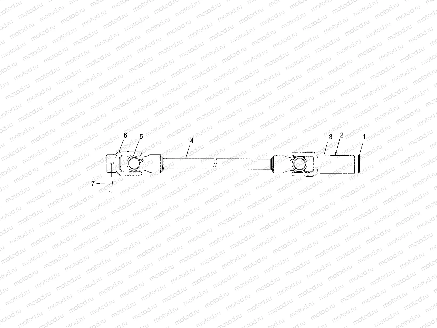 PROP SHAFT - A00CG38CA (4954875487C002) | PROP SHAFT - A00CG38CA (4954875487C002)