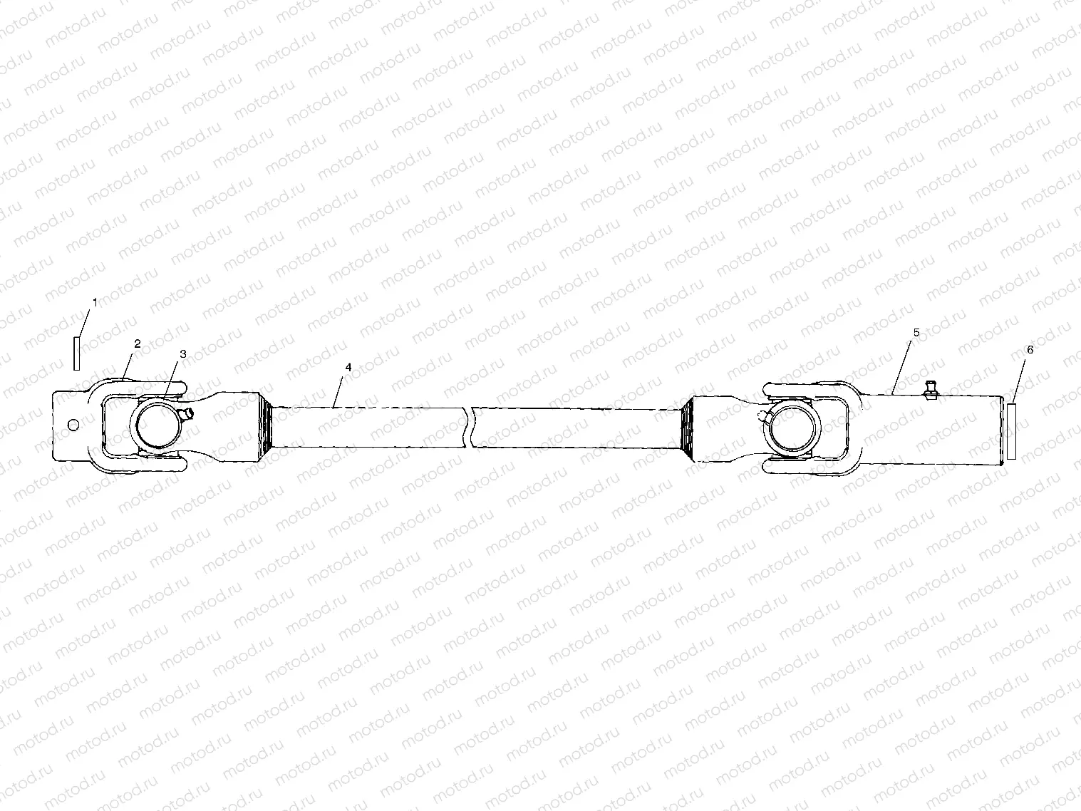 PROP SHAFT - A00CH50AA (4954805480B007) | PROP SHAFT - A00CH50AA (4954805480B007)