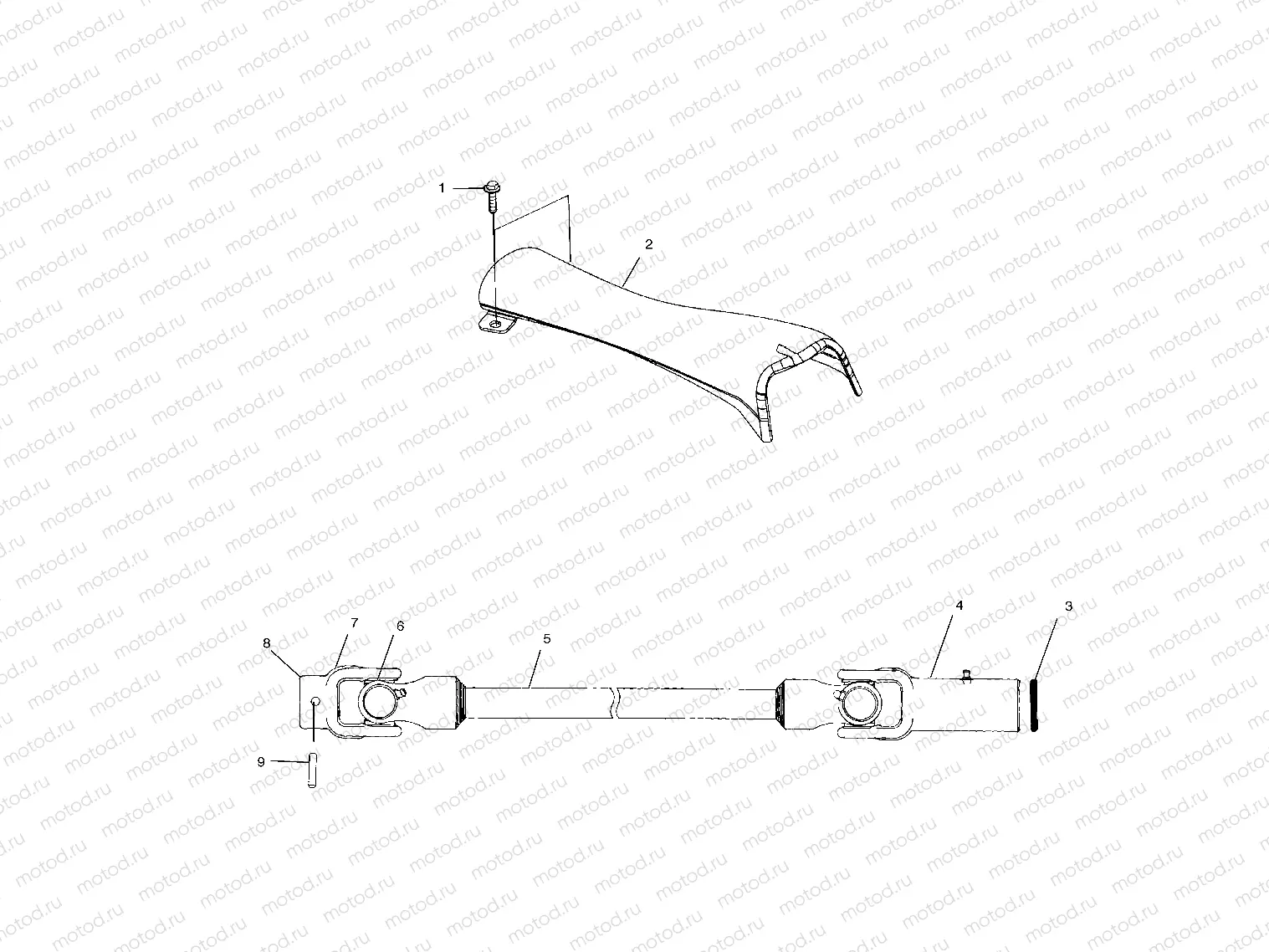 PROP SHAFT - A00CL50AA (4954815481B001) | PROP SHAFT - A00CL50AA (4954815481B001)