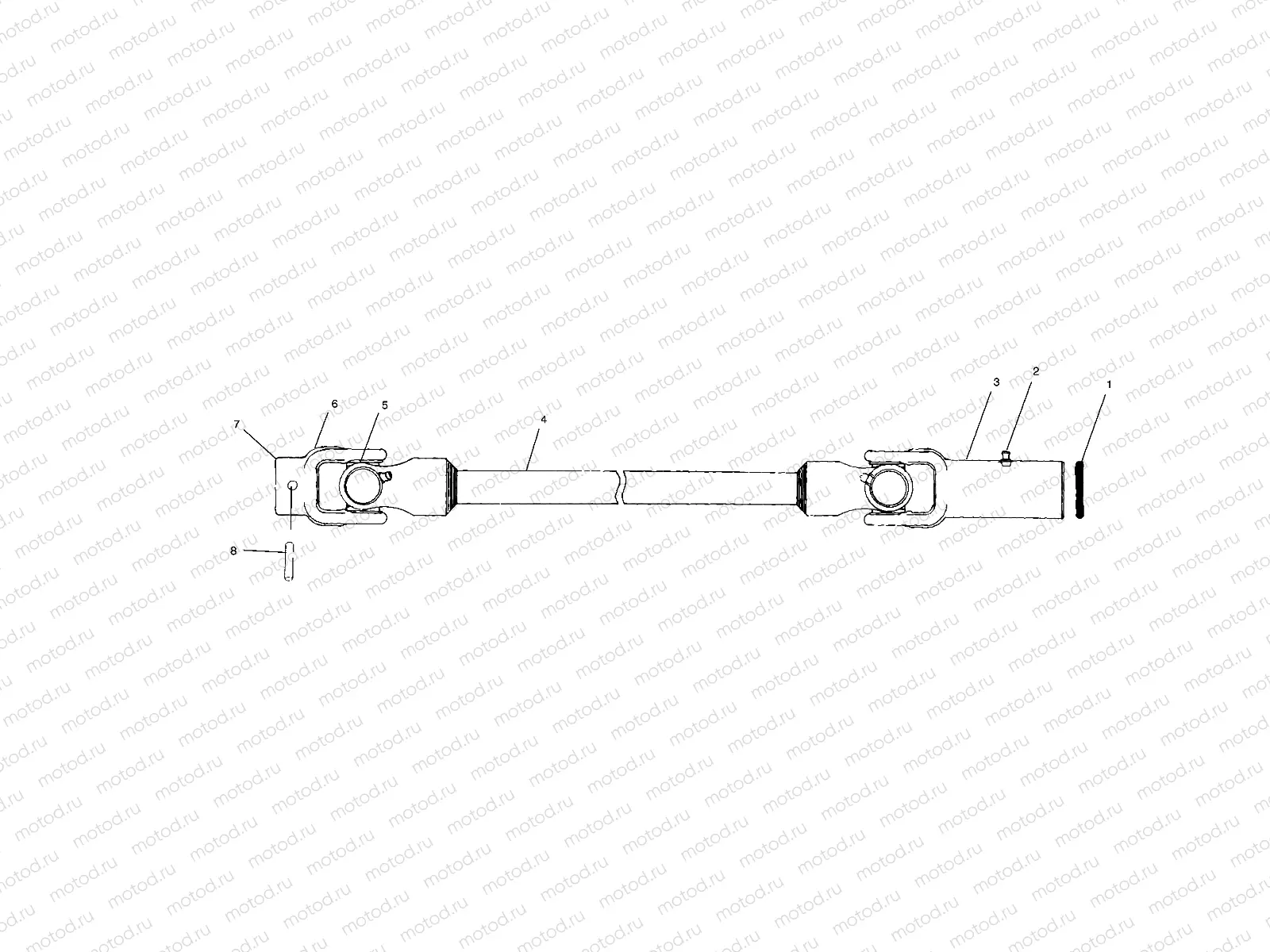 PROP SHAFT - A02CB50FC (4974857485B04) | PROP SHAFT - A02CB50FC (4974857485B04)