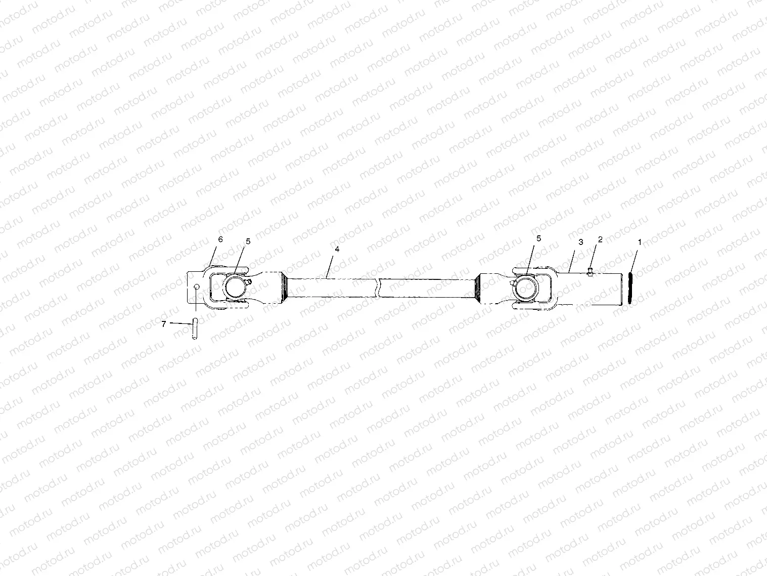 PROP SHAFT - A02CG38CA (4970247024B12) | PROP SHAFT - A02CG38CA (4970247024B12)