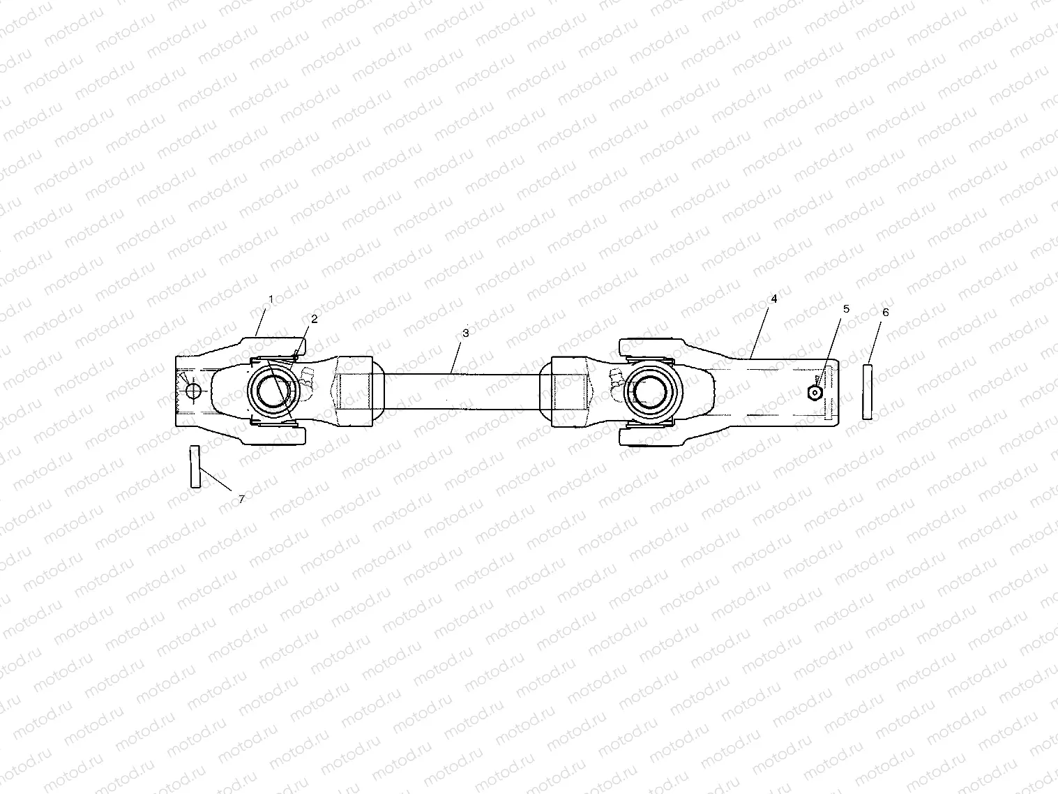 PROP SHAFT - A02CK32AA (4970287028B03) | PROP SHAFT - A02CK32AA (4970287028B03)