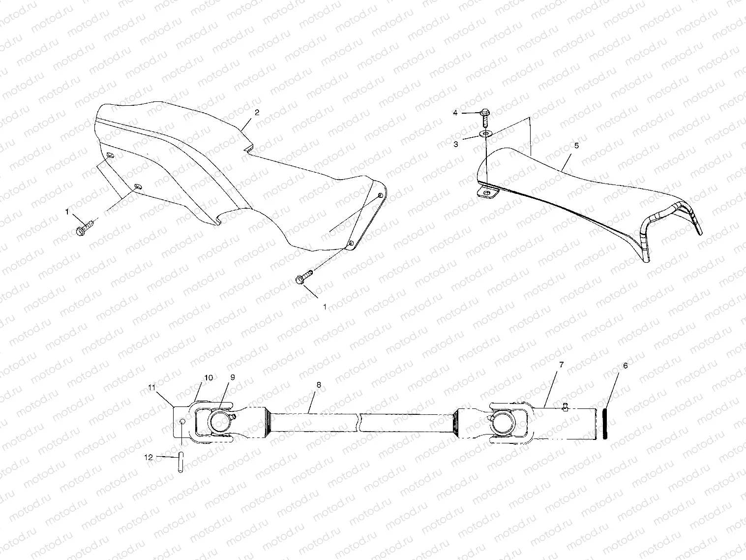 PROP SHAFT - A03BG50AA (4975117511A14) | PROP SHAFT - A03BG50AA (4975117511A14)
