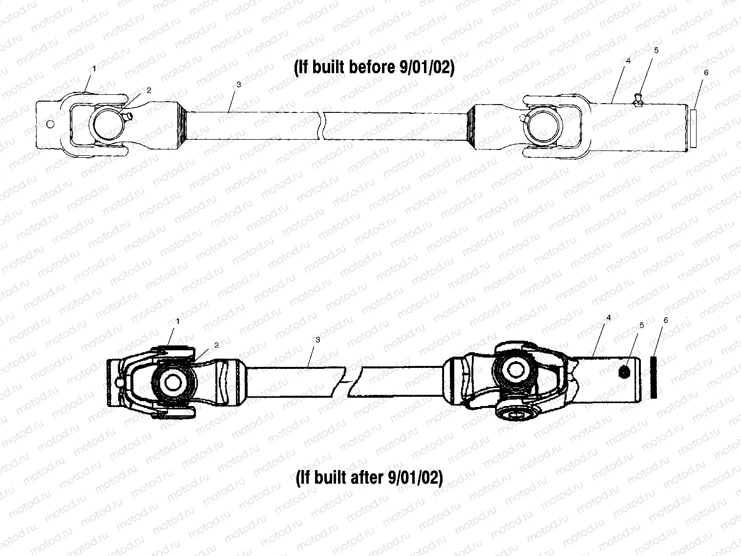 PROP SHAFT - A03CH42AA/AB/AC (4975377537B07) | PROP SHAFT - A03CH42AA/AB/AC (4975377537B07)