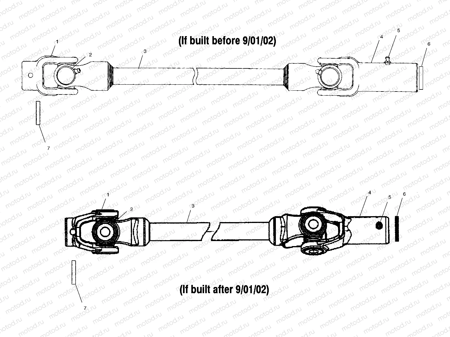 PROP SHAFT - A03CH50AA/AB/AC/AD/AE/AH/AJ (4975417541B03) | PROP SHAFT - A03CH50AA/AB/AC/AD/AE/AH/AJ (4975417541B03)