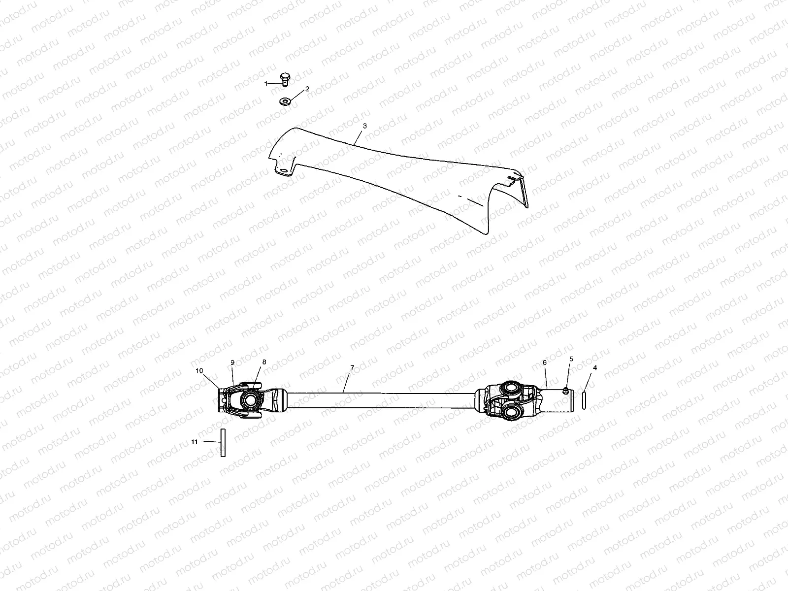 PROP SHAFT - A03CL50AA (4975687568A13) | PROP SHAFT - A03CL50AA (4975687568A13)