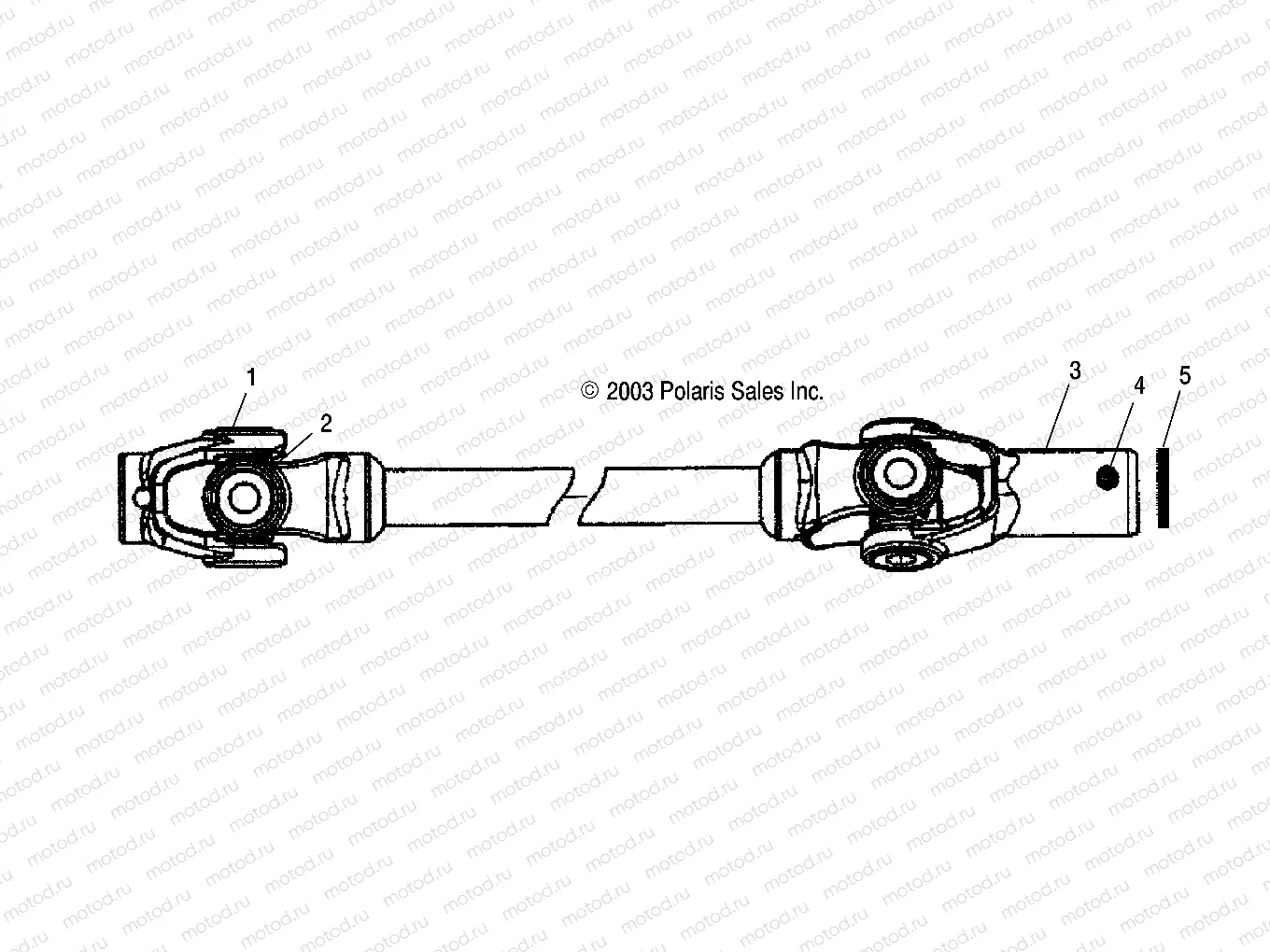 PROP SHAFT - A04CH42AQ/AR/AS/AT/AV (4987258725B12) | PROP SHAFT - A04CH42AQ/AR/AS/AT/AV (4987258725B12)