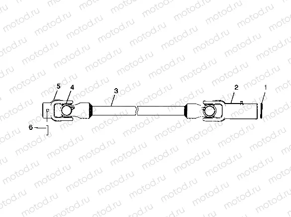 PROP SHAFT - A99CG38CA (4949634963C001) | PROP SHAFT - A99CG38CA (4949634963C001)