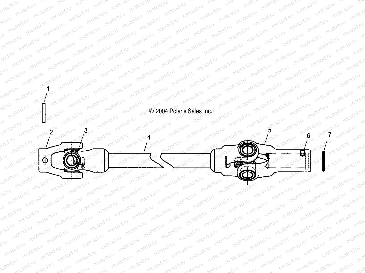 PROP SHAFT | PROP SHAFT, FRONT - R05RD68AA/AB (4998269826B10)